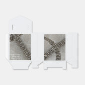 Diamonds en Faux Fur Favor Box Bedankdoosjes (Uitgevouwen)