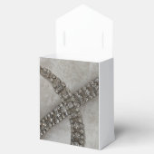 Diamonds en Faux Fur Favor Box Bedankdoosjes (Geopend)