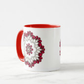 Diamonds en Rubies Kaleidoscoop Mok (Voorkant links)