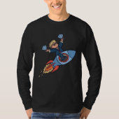 Diamonds flying space shuttle t-shirt (Voorkant)