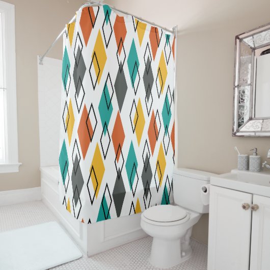 Diamonds Forever Douchegordijn (In situ)