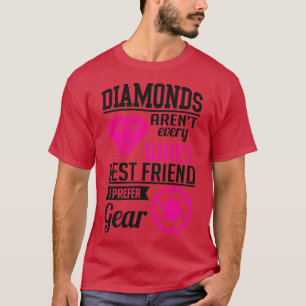 Diamonds fotograaf gear t-shirt