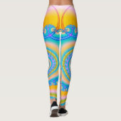 Diamonds Fractal van Shirley Taylor Leggings (Achterkant)