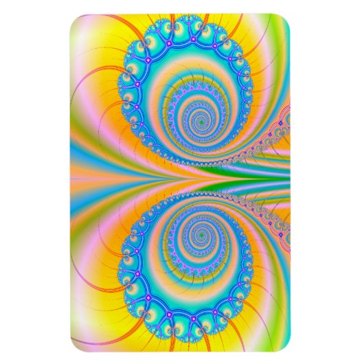 Diamonds Fractal van Shirley Taylor Magneet (Verticaal)