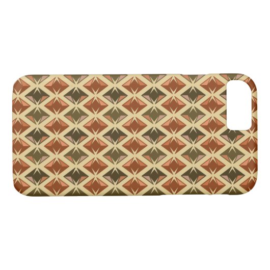 DIAMONDS Geometrisch Rood Case-Mate iPhone Case (Achterkant (Horizontaal))