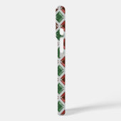 DIAMONDS Geometrische Pareltjes Rood Groen Case-Mate iPhone Case (Achterkant / Links)