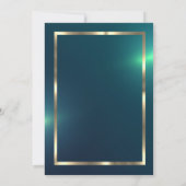 Diamonds Gold Afstudeerder Pet Groen Afstuderen Kaart (Achterkant)