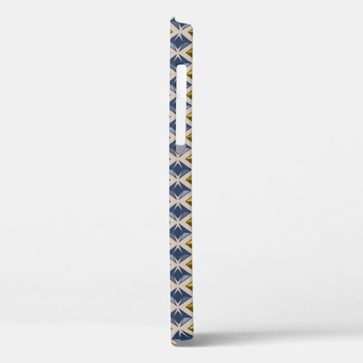 Diamonds Gold Blue-Pareltjes op elke kleur Case-Mate iPhone Case (Achterkant / Links)