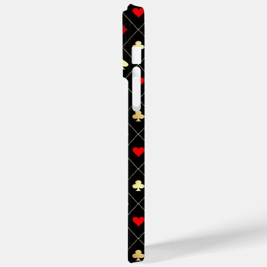 Diamonds harten schoppenbommen speelkaartenpatroon Case-Mate iPhone case (Achterkant / Links)