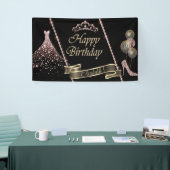 Diamonds, hoge hakken, Tiara-ballonnen, Spandoek (Beurs)