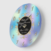 Diamonds Holographic 50th Wedding Jubileum Grote Klok (Hoek)