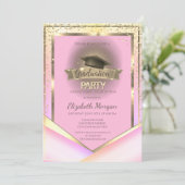 Diamonds Lijst Afstudeerder Pet Ombre Graduation P Kaart (Staand voorkant)