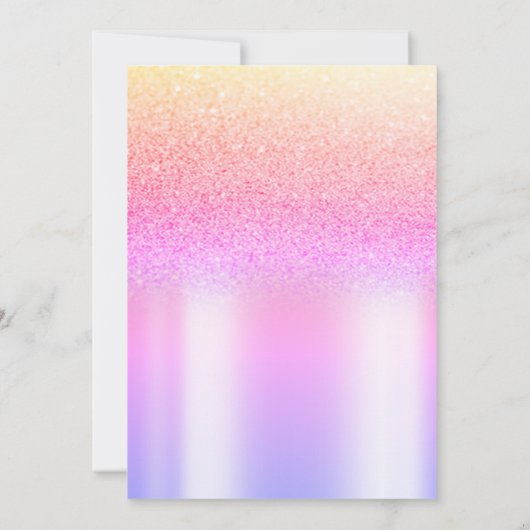 Diamonds Lijst Afstudeerder Pet Ombre Graduation P Kaart (Achterkant)