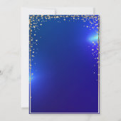 Diamonds Lijst Gold Afstudeerder Pet Blue Afstuder Kaart (Achterkant)