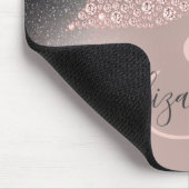 Diamonds Lips Glitter Ombre Roos Gold Muismat (Hoek)