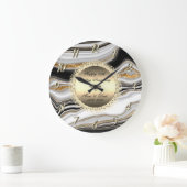 Diamonds Marble 50 Wedding Jubileum Grote Klok (Huis)