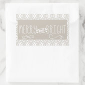 Diamonds Merry en Bright Sticker (Tas)