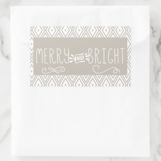 Diamonds Merry en Bright Sticker (Tas)