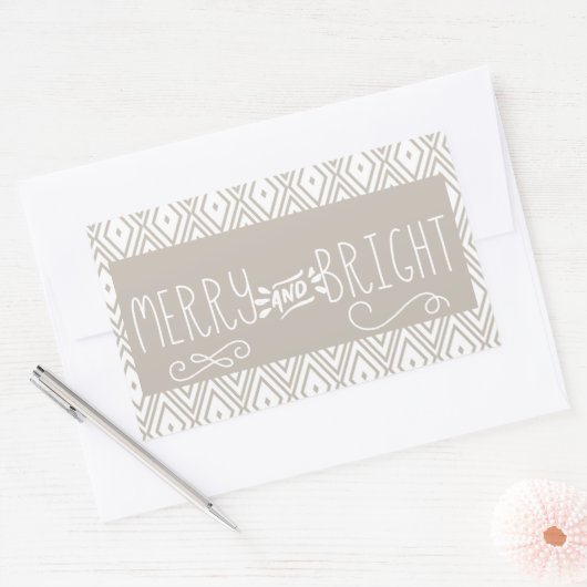 Diamonds Merry en Bright Sticker (Envelop)