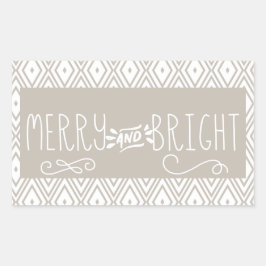 Diamonds Merry en Bright Sticker