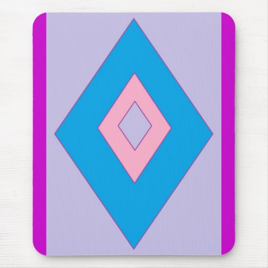 Diamonds Mousepad Muismat (Voorkant)