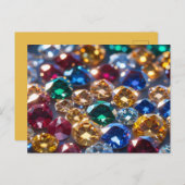 Diamonds Of Many Colors Briefkaart (Voorkant / Achterkant)