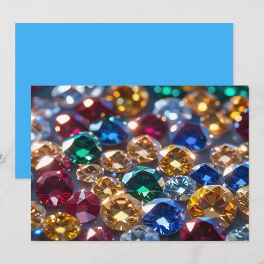 Diamonds Of Many Colors Kaart (Voorkant / Achterkant)