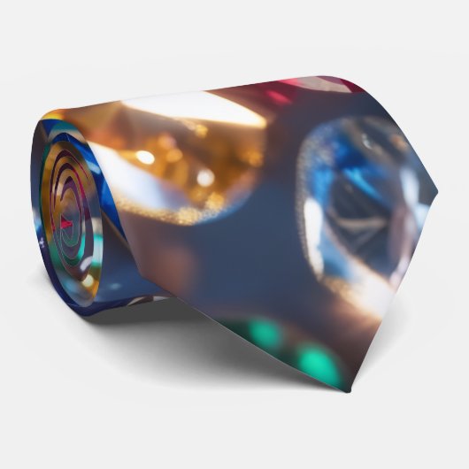 Diamonds Of Many Colors Stropdas (Opgerold)