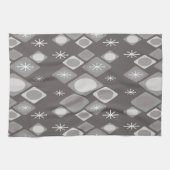 Diamonds Ovalen Starbursts Dark Gray Theedoek (Horizontaal)