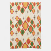 Diamonds Ovalen Starbursts Multicolf Theedoek (Verticaal)