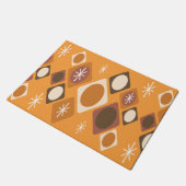 Diamonds Ovals Starbursts Oranje Deurmat (Schuin)