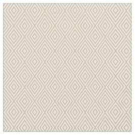 Diamonds Patterned Fabric (Light Gold) Stof
