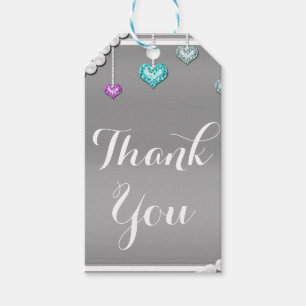 Diamonds & Pearls Bling Jewels Glam Birthday Party Cadeaulabel