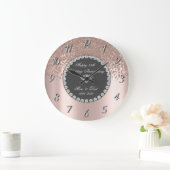 Diamonds Roos Gold 25th Wedding Jubileum Grote Klok (Huis)