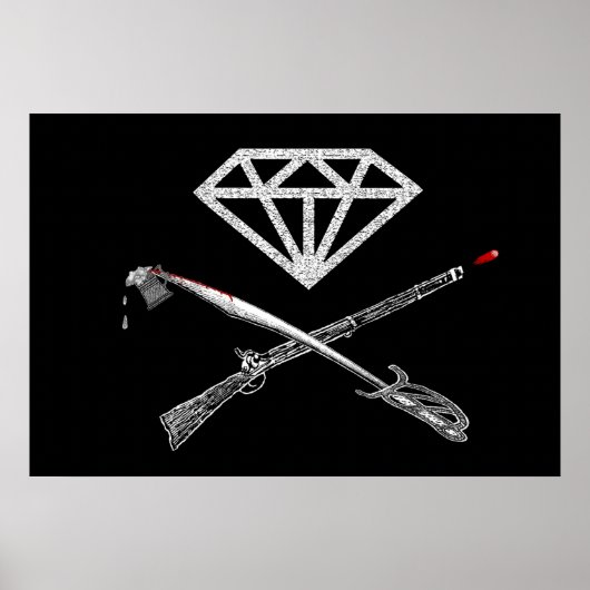 Diamond's Rule Flag Poster (Voorkant)