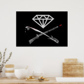 Diamond's Rule Flag Poster (Keuken)