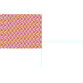 Diamonds Stripes Waterverf Pattern Stof (Delen)