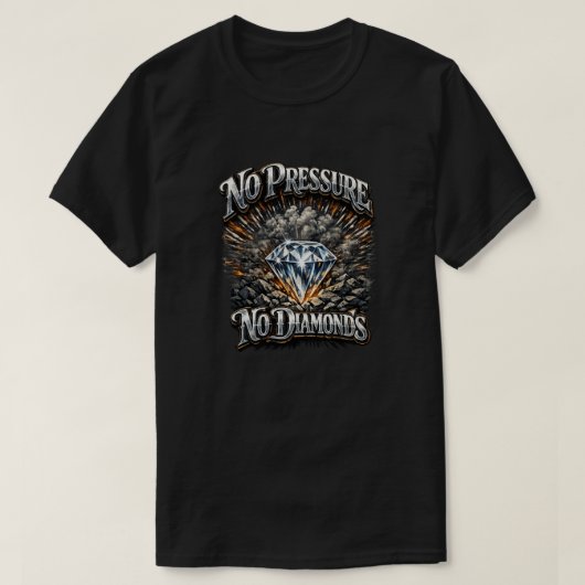 Diamonds v Druk 1c T-shirt (Design voorkant)