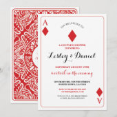 Diamonds Verloving voor het afspeelkaartenparen ui Kaart (Voorkant / Achterkant)