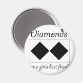 Diamonds zijn de beste meisjes magneet (Voorkant / Achterkant)