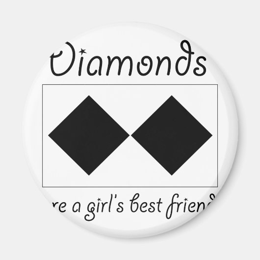 Diamonds zijn de beste meisjes magneet (Voorkant)