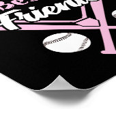 Diamonds zijn de beste vriendenkopper van een meis poster (Hoek)