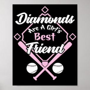 Diamonds zijn de beste vriendenkopper van een meis poster