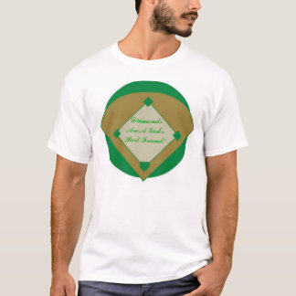 Diamonds zijn de beste vriendin voor meisjes t-shirt