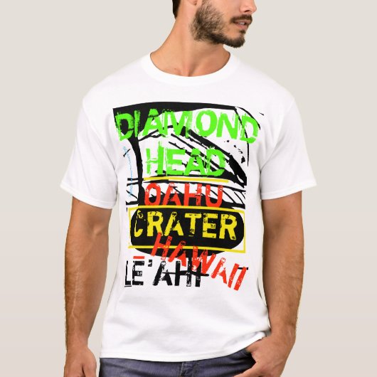 DIAMONHEADKRATER T-SHIRT (Voorkant)