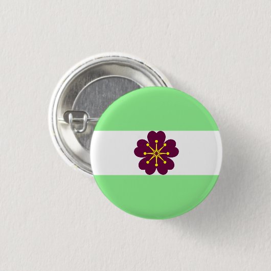 Diamoric Pride Flag Kleine Pinback Button (Voorkant /achterkant)
