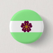 Diamoric Pride Flag Kleine Pinback Button (Voorkant)