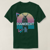 Dian Cecht Irish God Ancient Celtic Mythology Retr T-shirt (Design voorkant)