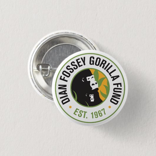 Dian Fossey Gorilla Fund Button (Voorkant /achterkant)