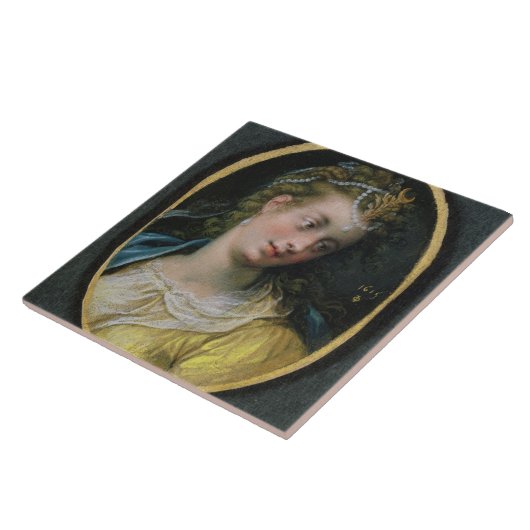 Diana 1615 tegeltje (Zijkant)